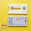 Etiqueta de estante señalización material magnético fuerte tarjeta tarjeta de identificación de almacén tarjeta de material de etiqueta magnética etiqueta de contenedor de estante tarjeta de inventario