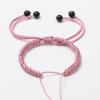 DIY Hecho a Mano Trenzado Nudo King Kong Cordón de Pulsera Semiterminado Estilo Pareja Se Puede Usar Joyería de Oro y Jade Cordón Rojo Venta al por Mayor