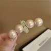 Accesorios Coreanos para el Cabello Pinza para el Cabello de Perla de Lujo Ligero Pinza Lateral Dulce Retro Pinza de Pico de Pato Pinza de Lazo Accesorio para el Cabello