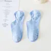 Meias Zhuji Meias Femininas Estilo Primavera/Verão Meias de Cano Curto para Tornozelo Fio Pontilhado Tendência Ins Algodão Puro Meias Curtas de Cano Baixo Atacado