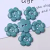 Novos Botões de Flor de Ameixa Coloridos para DIY Roupas Infantis Botões de Camisa Acessórios de Cabelo Grampos de Cabelo Grampo Patch Acessórios