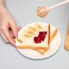 Cuchara mezcladora de miel simple JAM Herramienta de palo de miel de plástico creativo especial mezclador de café leche té