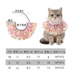 Colección T de Collares de Encaje para Mascotas: Baberos de Gato Lindos, Sombreros de Encaje para Mascotas, Pajaritas y Conjunto de Dos Piezas de Baberos