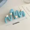 Estilo Novo de Verão Plissado Fashionável High-End Presilha de Laço Grampo de Cabelo Doce Presilha de Tubarão Acessórios de Cabelo na Parte de Trás da Cabeça Promoção Especial