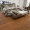 Azulejo de Porcelana Fosca Foshan Full Porcelain com Textura de Madeira 800x800 Sala de Estar Quarto Estilo Japonês Cor Madeira de Tronco Azulejo de Piso