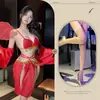 Body de Malla Hueca Estilo Deseo Puro para Mujer Ajustado que Moldea la Cadera Transparente con Tirantes Pijama Estilo Ascético Lencería Erótica
