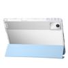 Comercio Exterior Aplicable 2024 Lenovo Pad Pequeño Nuevo de 11 Pulgadas Carcasa Protectora Tab M11 Ranura para Bolígrafo de Tres Pliegues Etiqueta Expuesta Carcasa Trasera Transparente
