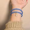 Pulseira com pingente de pérola de cogumelo pequeno e guizo passo a passo pulseira proibida pulseira Hanfu antiga atacado uma geração de cabelo