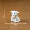Micro-paisagem Criativa Fofo Casal de Gatos Boneco Animal DIY Decorações Acessórios para Pendurar Desktop Carro Pequenos Enfeites
