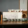 Regalo cultural y creativo estilo chino juego de té evento de aniversario de empresa regalos prácticos recuerdos de negocios de alta gama con impresión de logotipo disponible