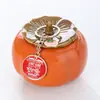 Olla de Caqui Cerámica Maceta Pequeña Maceta de Dulces Maceta de Regalo a Mano Regalo de Boda de Caqui Tetera Regalo de Empresa