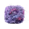 Hilo de arcoíris tejido a mano especial para bricolaje, nuevo estilo de hilo, ganchillo, pinzas para el cabello, sombreros, bufandas, bolsos, mantas de rosas, hojas