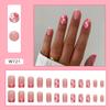 Moda Europa e Estados Unidos comércio exterior unhas postiças primavera e verão novas garotas quentes usam armadura Leopard Flash fatias de unha doces e legais atacado
