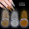 Nail art lantejoulas glitter em pó laser gradiente azul-verde nail art joias fluxo cânhamo enchimento gota cola cebola dourada em pó kg
