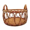 Venda Quente Transfronteiriça Cadeira de Rattan Retrô Infantil Adereços Cadeira Estúdio de Fotografia Adereços de Foto Fotografia de Bebê Recém-nascido