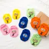 Meias de bebê 20 novas de primavera e verão acessórios de boneca boneca meias de barco infantis com antiderrapante dispensando meias de chão para bebês e crianças pequenas