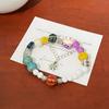 Pulseira de Miçangas Coloridas de Dopamina de Verão Personalidade Infantil Doce Exquisita Moda Criativa Desenho Animado Pulseira Versátil para Mulheres