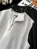 Colete Pesado com Meio Zíper para Homens, Camiseta Sem Mangas Estilosa de Verão com Rebites em Estilo Americano de Alta Qualidade