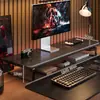 Soporte para Monitor de Computadora de Escritorio, Estante de Almacenamiento, Organizador de Escritorio, Soporte Extendido para Laptop, Sala de E-Sports