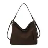 Bolsa Tote Elegante e Simples para o Dia a Dia de Mulheres, Novidade Outono 2025 Casual Leve de Luxo Grande Capacidade Tendência Ombro Transversal