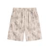 Shorts esportivos casuais tie-dye verão soltos versão coreana de cintura alta emagrecedores calças pantalona perna larga atacado de comércio exterior