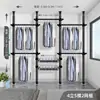 Armario de Almacenamiento Abierto de Venta Caliente Transfronterizo para Dormitorio del Hogar, Perchero Ajustable de Piso a Techo sin Taladrar