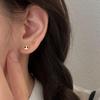 Pendientes de panda mini súper lindos de Ancient Cat Ning, flores dulces y lindas, pendientes de panda negro tesoro nacional para mujer