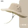 Sombrero de Pescador de Verano con Protección Solar para Montañismo para Hombre, Sombrero para Exteriores con Ala Ancha para Pesca en Verano