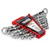Kraftwell Llave de Flor de Ciruelo de Doble Extremo Pulida Galvanizada Juego de Reparación de Automóviles Gafas Acero de 12 Ángulos Llave Grande