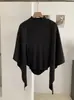 KEKEZOON 2026 colección de principios de otoño: chal + chaleco sin mangas de cuello alto, un sofisticado conjunto de dos piezas de punto para mujer, estilo 9113