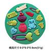 Flor fada coelho urso bebê silicone molde diy handmade fondant bolo molde decoração