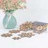 Virutas de Madera Cortadas con Láser, Forma Aleatoria Madera DIY Material de Tronco Corte Artesanía de Madera Colgantes Decoración del Hogar