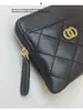 Bolsa para monedas práctica Xiaoxiangjia con piel de vaca texturizada, billetera mini simple y elegante para mujer, de alta gama