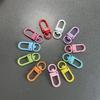 Nuevo llavero de color caramelo con hebilla de palabra para puerta, cadena DIY con botones, bolso, colgante, hebilla de puerta, lote de material