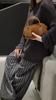 Bolso de Mano de Ante Otoño e Invierno Anti-Piel Vacuno Bolso Bowling Almohada Bolso Tote de Cuero Genuino Bolso Bandolera Cruzado para Mujer que Combina con Todo
