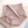 Fábrica de origen ropa interior femenina sin costuras de cintura alta pantalones para abdomen encaje talla grande transpirable alta elasticidad cadera bragas para mujer