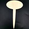 Letrero de etiqueta de madera para jardinería, flores, suculentas, inserción, venta al por mayor, DIY, adorno para pastel, en stock 5/bolsa