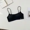 Sujetador push-up transpirable fino de tirantes finos y escote bajo para mujer, sin varillas, con espalda grande en forma de U, copas fijas, sujetador cómodo