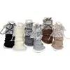 Calcetines para niñas, calentadores de piernas de ballet, calcetines apilados dulces de encaje con lazo Lolita de primavera y otoño, calentadores de piernas cálidos de otoño e invierno