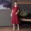 Marca Shenzhen Moda Banquete Elegante Vestido de Novia Madre de la Novia Talla Grande Vestido Venta Directa de Fábrica