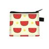 Monedero de Serie de Frutas Nuevas Transfronterizo, Bolsita de Almacenamiento con Estampado de Niñas Lindas para Llaves, Bolsa de Dibujos Animados, Infantil y Adorable