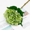 Rosa Tacto Suave Hidratante Hortensia Decoración del Hogar Arreglo Floral de Boda Tacto de Flor Artificial Hidratante Hortensia Simulada