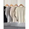 Chaleco de Punto Estilo Universitario 2026, Suéter Chaleco de Cuello Redondo con Mangas Volantes, Ropa Exterior para Mujer al por Mayor N3FS8959