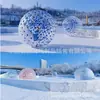 Ventas Directas de Fábrica Pelotas Bumper Inflables para Nieve, Pelotas para Tirolesa, Pelotas Transparentes de Impacto para Césped, Actividades de Team Building de Bolos al Aire Libre