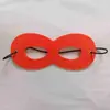 Máscara de maquillaje infantil de Halloween de un solo color, antifaz, máscara gruesa de fieltro, máscara facial de fieltro para disfraz de fiesta
