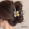 Presilha de cabelo elegante para mulheres, estilo coreano, acessório de cabelo de alta qualidade, tamanho grande, adequada para cabelos grossos, nova presilha de cabelo doce, ornamento de cabelo
