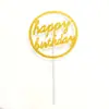 Decoración Fiesta de Pasteles Tarjeta Pastel feliz dulce amor Pastel Fiesta Mesa de Postres Bandera feliz