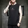 Playera sin Mangas para Hombre Verano Nueva Moda Chaleco Delgado Holgado Deportivo Baloncesto Chaleco Casual Ropa Exterior
