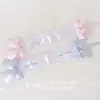 Faixa de Cabelo Cruzada Y2K Harajuku Japonesa Feita à Mão Doença Subcultural Rosa Água Fofa Mina