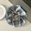 Novedad Otoño e Invierno, Gomas para el Cabello, Scrunchies de Tela a Cuadros Multicapa, Scrunchies de Estilo Universitario de Alta Gama, Accesorios para el Cabello para Mujeres